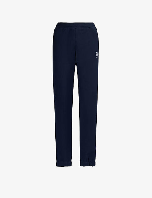 4TH & RECKLESS: Parker logo-embroidered cotton-jersey jogging bottoms