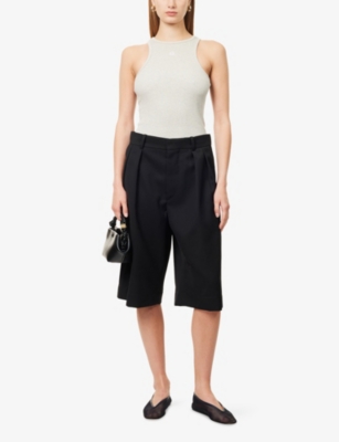 4TH & RECKLESS: Everyday Racer Logo-Embroidered Cotton-Jersey Vest Top