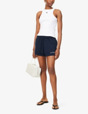 4TH & RECKLESS: Everyday Racer Logo-Embroidered Cotton-Jersey Vest Top