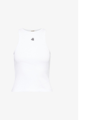 4TH & RECKLESS: Everyday Racer Logo-Embroidered Cotton-Jersey Vest Top