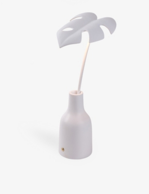 SELETTI: Leaf resin table lamp 33cm