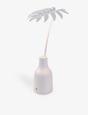 SELETTI: Leaf resin table lamp 36cm