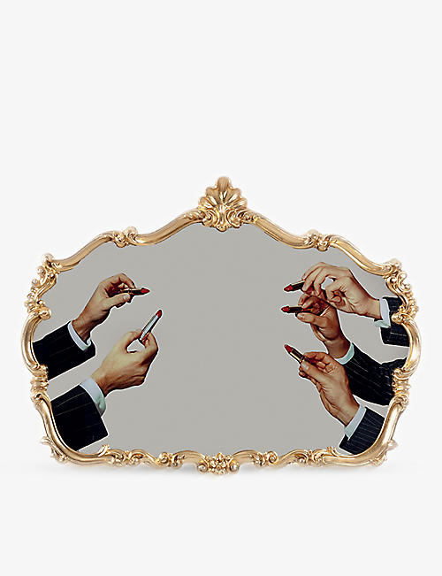 SELETTI: Seletti x TOILETPAPER Lipsticks baroque mirror 120cm