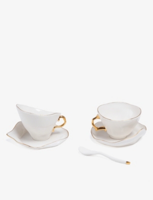 Seletti Meltdown Porcelain Tea Set Of Two