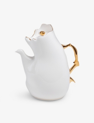 SELETTI MELTDOWN CURVED PORCELAIN TEAPOT 23CM