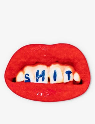 SELETTI: Seletti wears TOILETPAPER polyester and recycled-plastic mat 60cm x 90cm