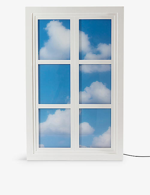 SELETTI: Suite Window wood and acrylic lamp 90cm