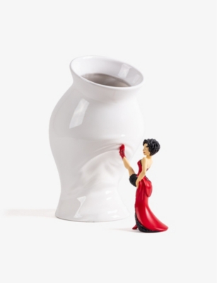 Circus character resin vase 28cm
