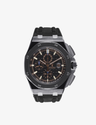 Bucherer Certified Pre Owned Bucherer Certified  Mens Black Pre-loved Audemars Piguet 26405ce.oo.a002ca.02 Offshore Dive