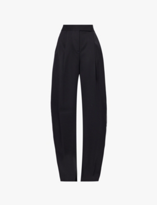 THE ATTICO: Gary wide-leg mid-rise wool trousers