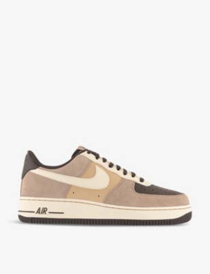 NIKE: Air Force 1 ’07 low-top leather trainers