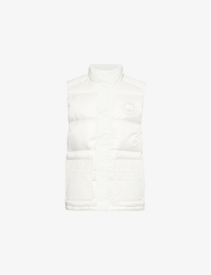 Mens Canada Goose Pbi Collection Paradigm Freestyle Funnel-Neck Regular-Fit Shell-Down Gilet