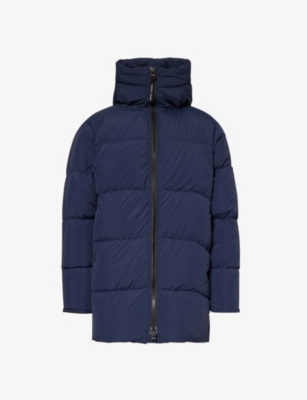 CANADA GOOSE: Lawrence high-neck regular-fit shell-down jacket