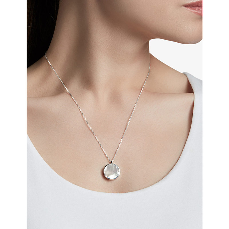 Shop Astley Clarke Womens Sterling Silver Stilla Sterling-silver And Pearl Locket Necklace