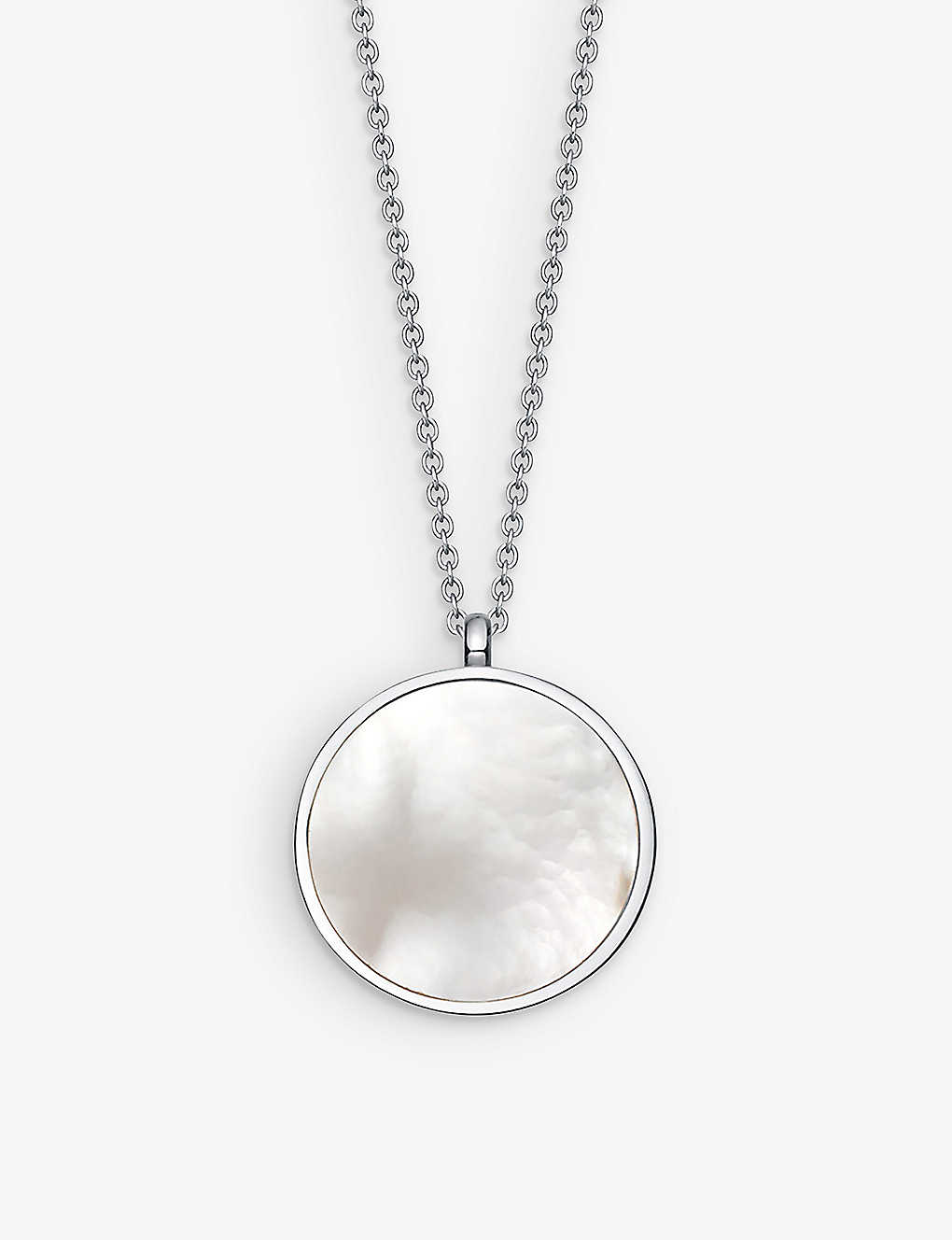 Astley Clarke Womens Sterling Silver Stilla Sterling-silver And Pearl Locket Necklace