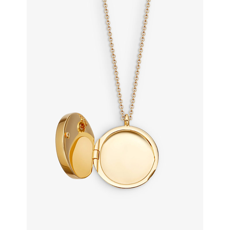 Shop Astley Clarke Womens Yellow Gold Vermeil Stilla 18ct Yellow Gold-plated Vermeil Sterling-silver And