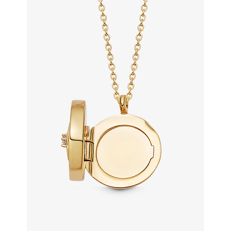 Shop Astley Clarke Womens Yellow Gold Vermeil Polaris 18ct Yellow Gold-plated Vermeil Sterling-silver, Sa
