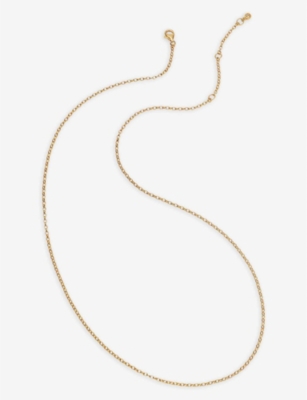Astley Clarke Biography 18ct Gold-plated 925 Sterling-silver Necklace In Yellow Gold Vermeil