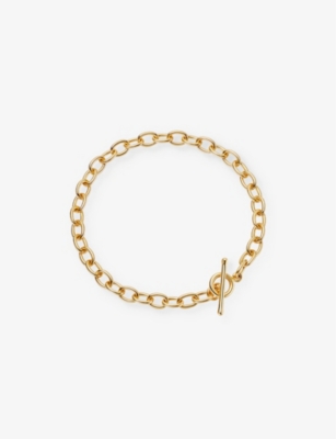 Astley Clarke Womens Yellow Gold Vermeil Biography T-bar 18ct Yellow Gold-plated Vermeil Sterling-si