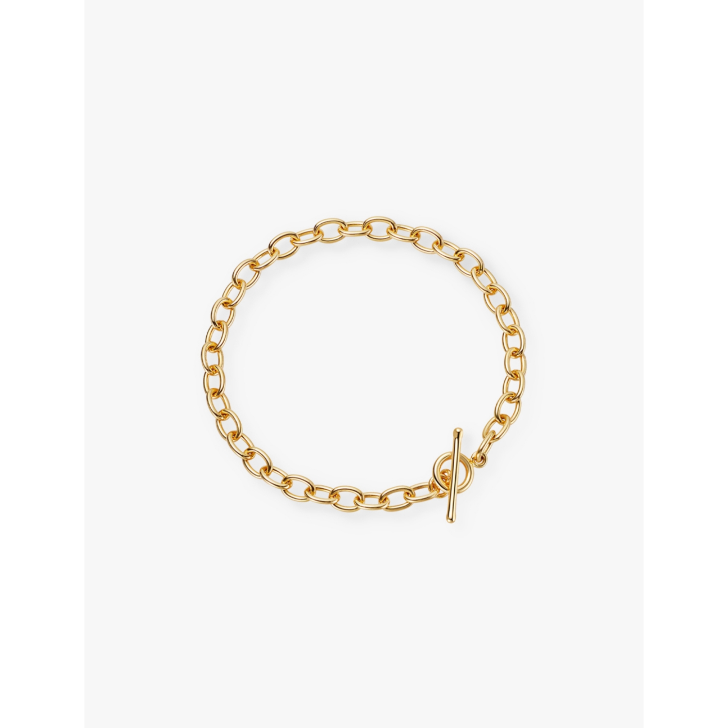 Astley Clarke Biography T-bar 18ct Yellow-Gold Plated Sterling-Silver Bracelet