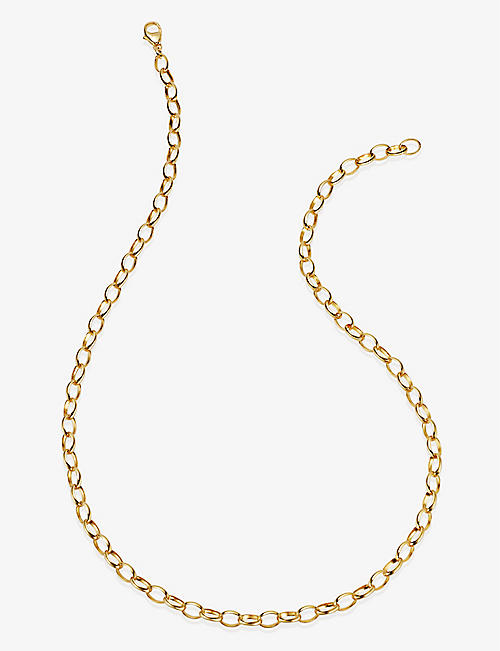 ASTLEY CLARKE: Biography Thick 18ct yellow gold-plated vermeil sterling-silver chain necklace