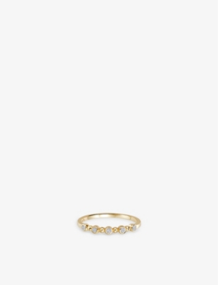 ASTLEY CLARKE: Icon Nova 14ct yellow-gold and diamond ring