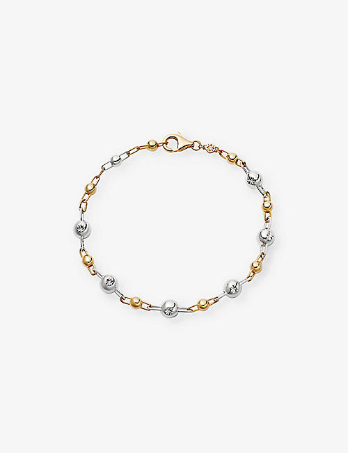 ASTLEY CLARKE: Aurora 18ct yellow gold-plated vermeil sterling-silver and sterling-silver bracelet