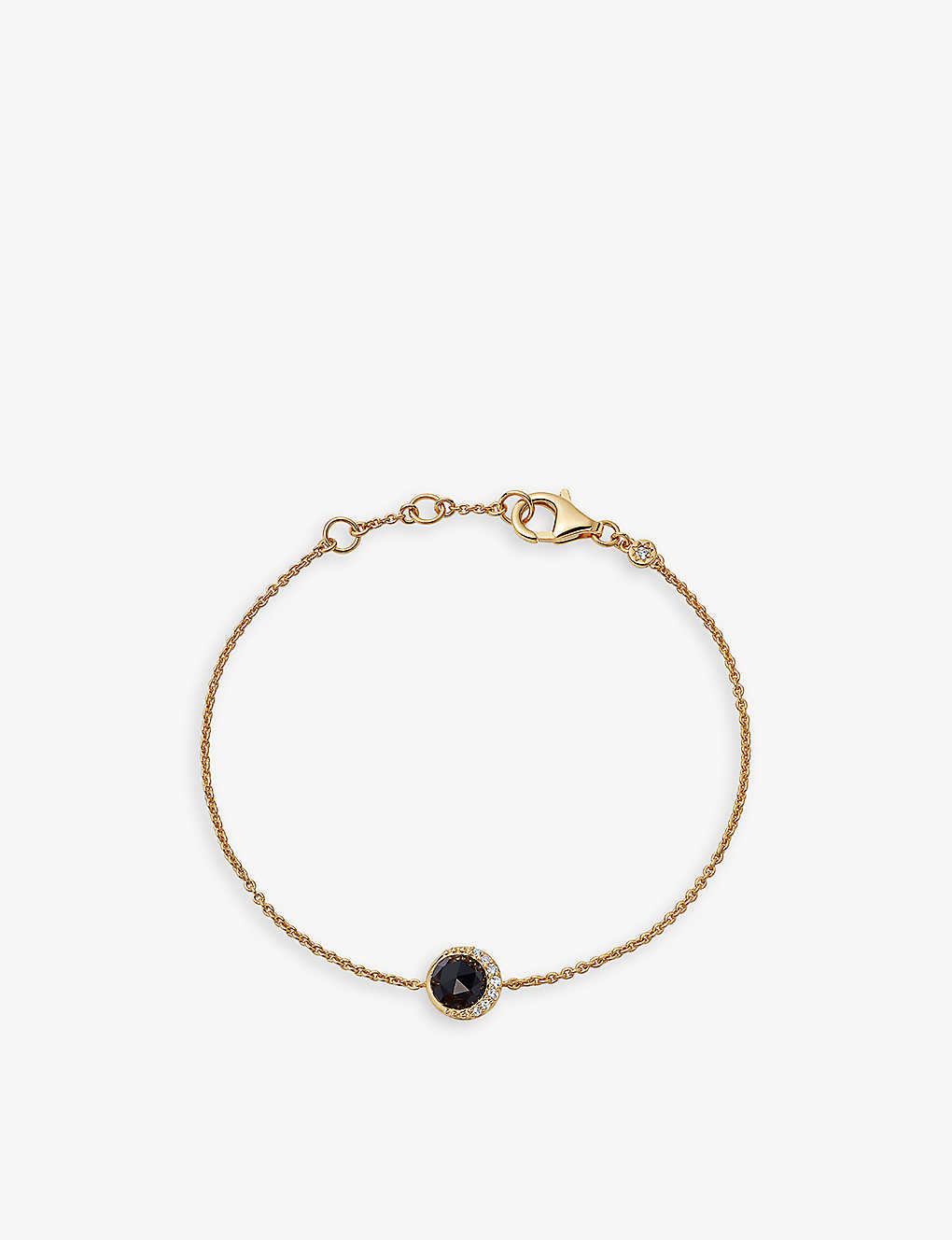 Astley Clarke Women's Yellow Gold Vermeil Luna 18ct Yellow Gold-plated Vermeil Sterling-silver, Blac