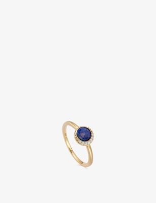 Astley Clarke Women's Yellow Gold Vermeil Luna 18ct Yellow Gold-plated Vermeil Sterling Silver, Lapi