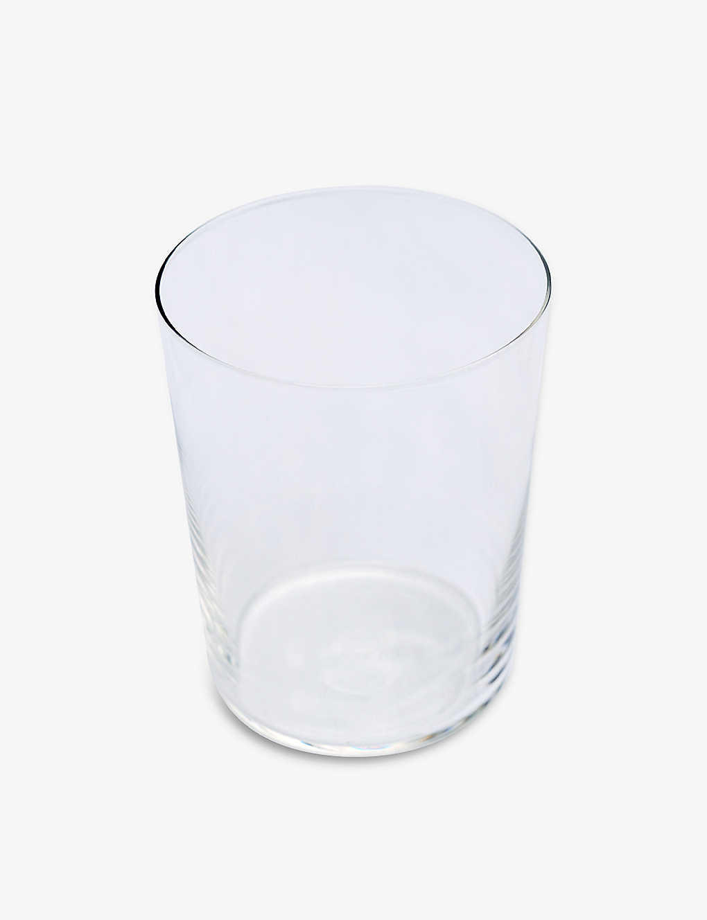 Glassette G By Large Glass Tumbler Set Of Four In Transparent