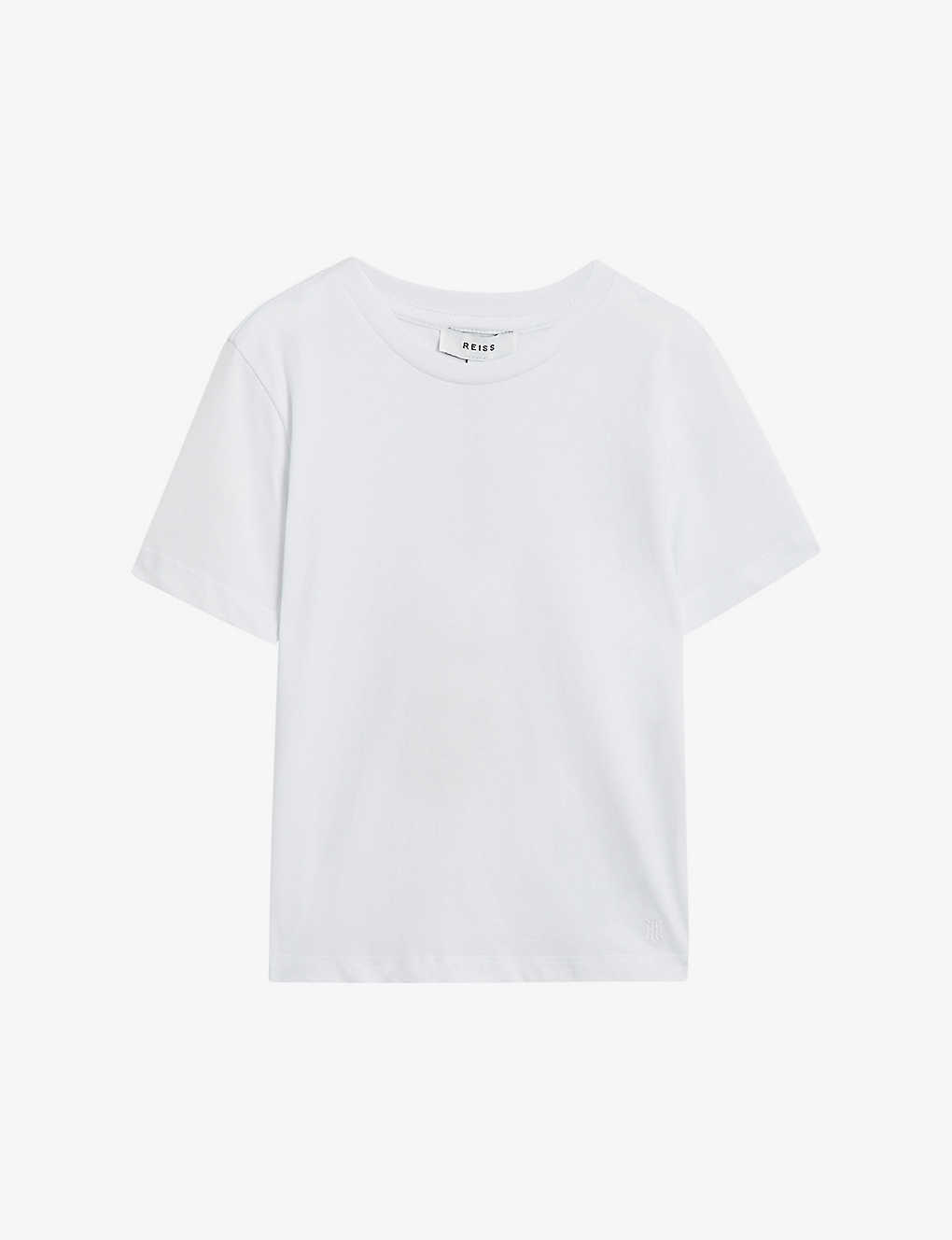 Reiss Kids' Bless Crewneck Cotton-jersey T-shirt 3-14 Years In White