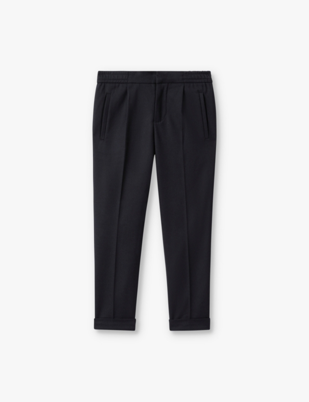 Reiss stretch recycled polyester-blend trousers