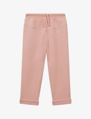Reiss Valencia Rolled-hem Cotton-jersey Jogging Bottoms 4-13 Years In Bright Orange