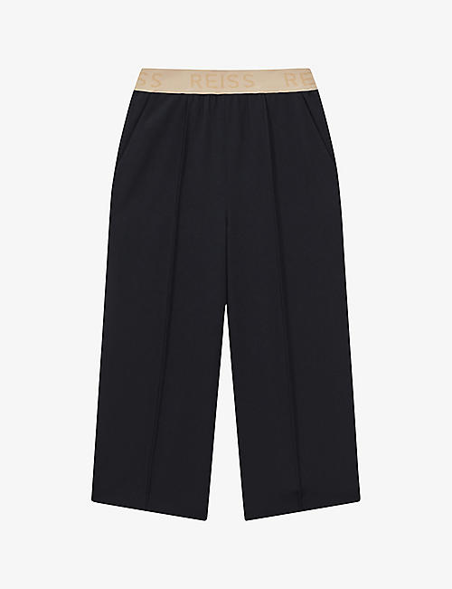 REISS: Ayana branded-waistband woven trousers 4-13 years