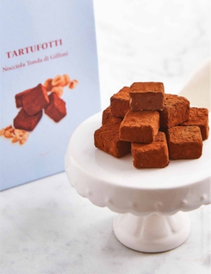 LAVORATTI 1938: San José cocoa-coated Giffoni hazelnut truffles 200g