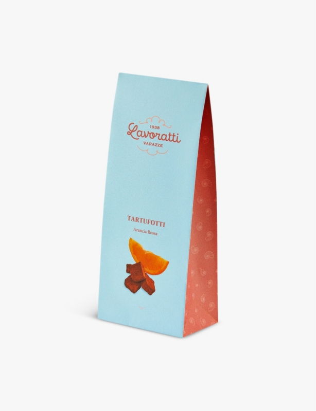 San José cocoa-coated blood orange truffles 200g