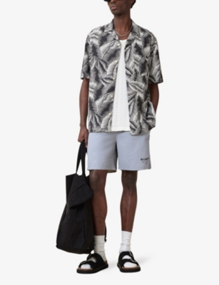 ALLSAINTS: Underground logo-print recycled-polyamide swim shorts