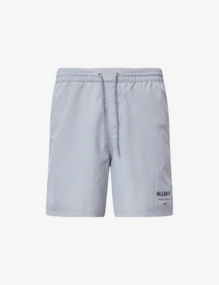 ALLSAINTS: Underground logo-print recycled-polyamide swim shorts