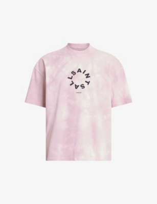 ALLSAINTS: Tierra circular graphic-logo organic-cotton T-shirt