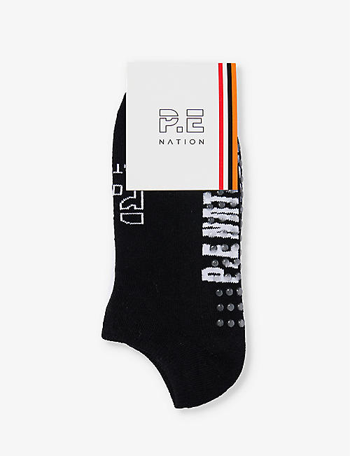 P.E NATION: Post Season low-rise pack of two stretch-cotton blend socks