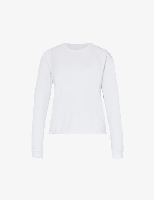 MOTHER: The Slouchy recycled-cotton blend T-shirt