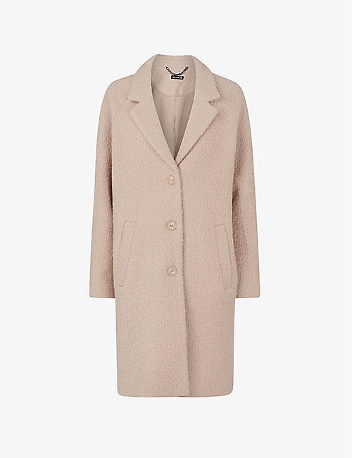 WHISTLES: Anita relaxed-fit wool-boucle coat