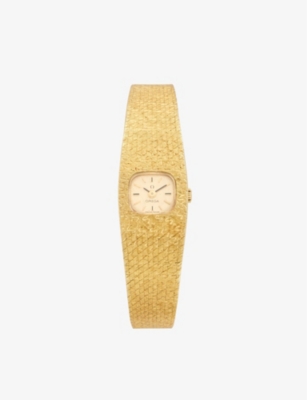 RESELFRIDGES WATCHES Pre loved Omega Cocktail 18ct yellow gold