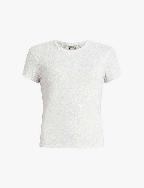 ALLSAINTS: Stevie round-neck slim-fit organic-cotton T-shirt