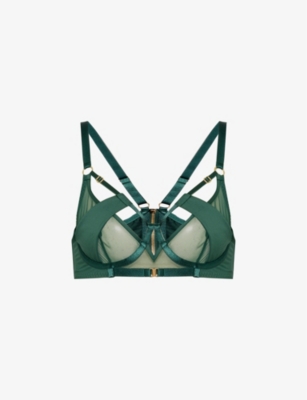 MARTY SIMONE • LUXURY LINGERIE - Jean Paul Gaultier, vintage satin bra top