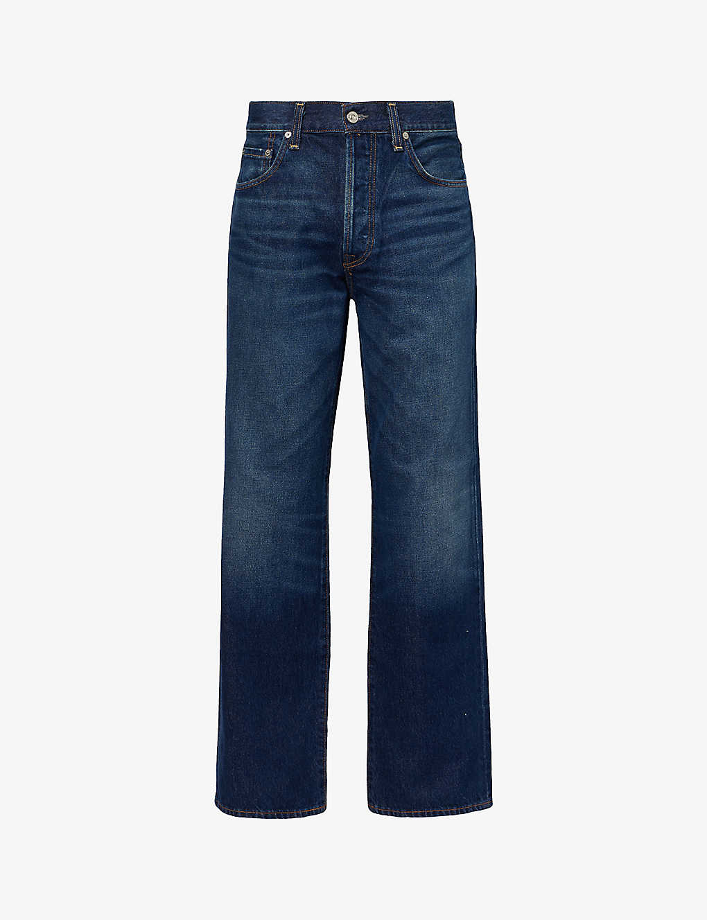 Shop Citizens Of Humanity Men's Joji Hayden Baggy Straight-leg Relaxed-fit Organic-denim Jeans