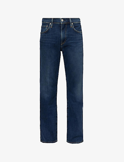 CITIZENS OF HUMANITY: Elijah belt-loop straight-leg relaxed-fit stretch-woven jeans