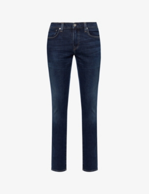 CITIZENS OF HUMANITY: London brand-patch slim-fit stretch denim-blend jeans