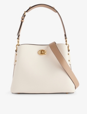 COACH - Willow branded leather shoulder bag | Selfridges.com