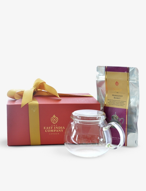 Flowering Marigold tea gift box